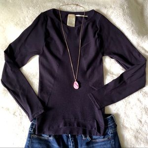 Max Studio Must-have Stretch Top XS